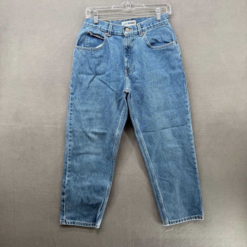 Canyon River Blues Womens Denim Jeans Blue Mom Core Relaxed Size 30 Ankle‎